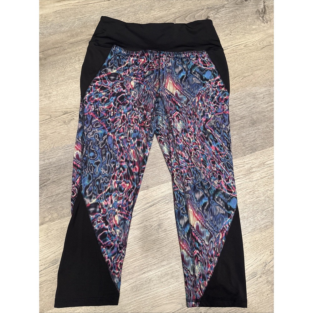 RBX Womens Abstract Yoga Workout Leggings Size‎ Medium